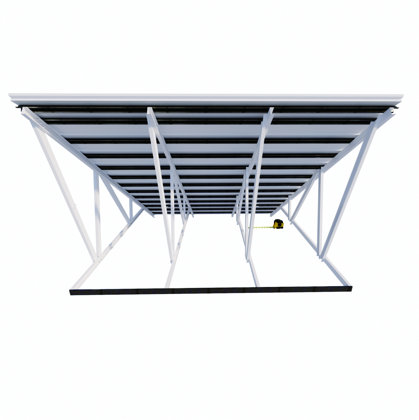 Ukur panjang dan lebar area yang akan dipasang insulasi Polyshield DIY. 