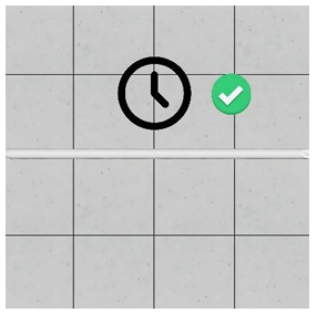 Biarkan mengering di suhu ruangan. Jangan menyentuh atau menyiram area sealant  dengan air, waktu kering sentuh 5-10 menit (25°C, 50% RH)