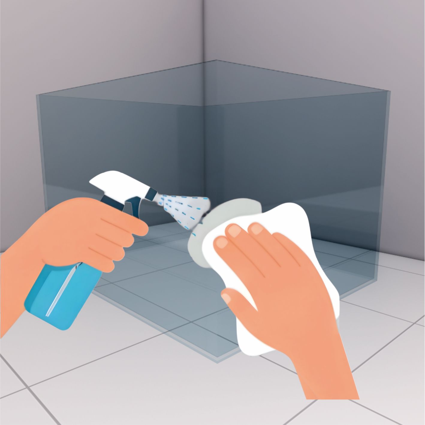 Pastikan area aplikasi benar-benar bersih dan kering. Gunakan alkohol atau cairan pembersih serbaguna untuk menghilangkan debu, kotoran, serta sisa minyak. Permukaan yang basah atau berminyak dapat mengurangi daya rekat Viscous.