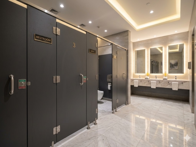 Material Partisi Toilet: Rahasia Mall Bebas Kuman
