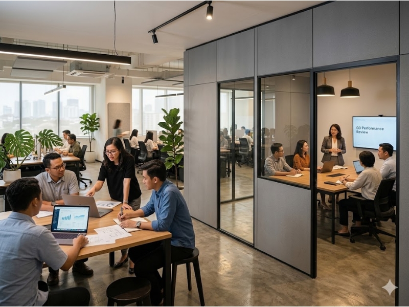 Partisi Ruang Kantor: Solusi Ruang Kerja Efisien & Modern