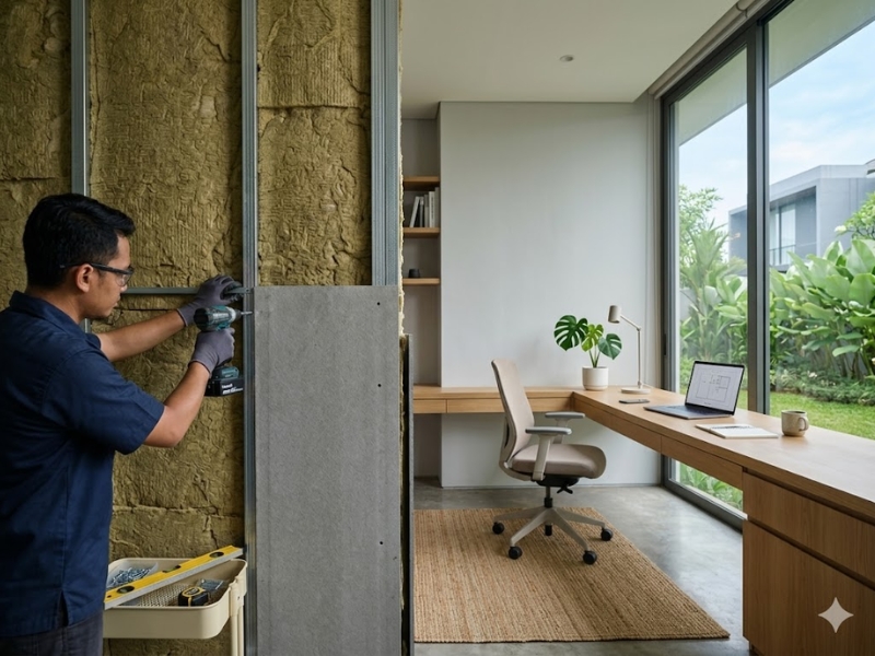 Dinding Kedap Suara: Tips Jitu Pakai Material Modern